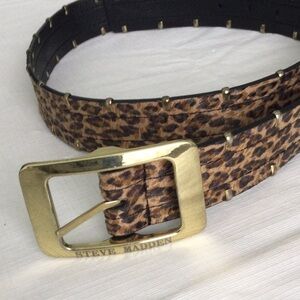 Woman’s Steve Madden Belt color brown & tan Leather
